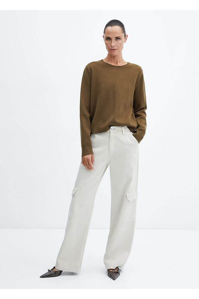 MANGO Woman Buttoned Sweater