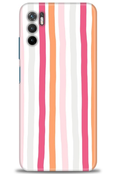 MRCİLETİSİM Xiaomi Redmi Note 10 5g Case Hd Printed Case - Pink Sticks + Full...