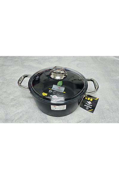 SAFLON Titanium Induction Base 26 Cm Deep Pot - 6 Liters