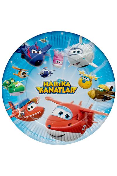 Kikajoy Wonderful Wings Cardboard Plate 8 Pieces