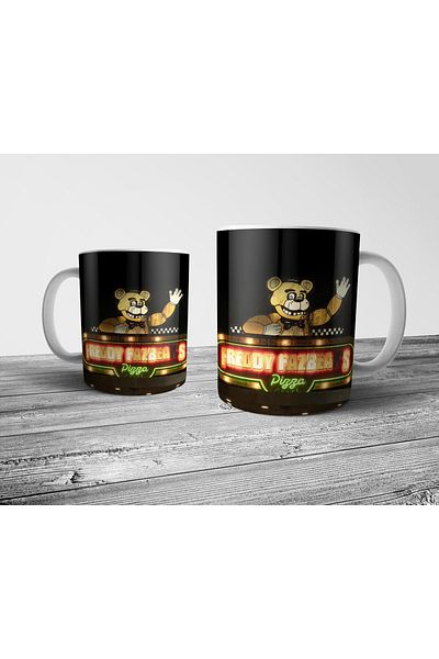 Pixxa Five Nights at Freddy's Pizza Shop - Movie Mug Cup Model 5