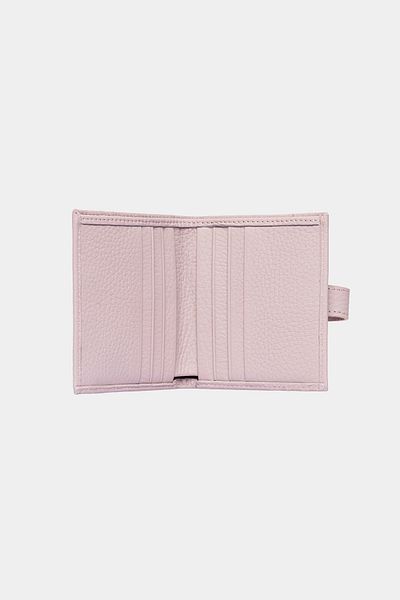 Grande 3803 Genuine Real Leather Special Design Women's Men's Wallet Lilac
