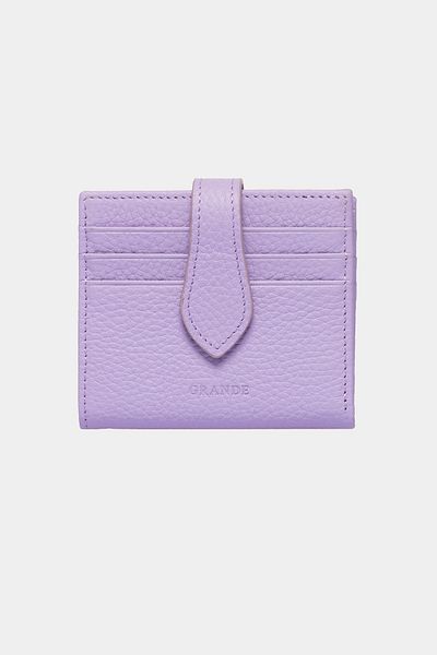 Grande 3803 Genuine Real Leather Special Design Women's Wallet Lilac