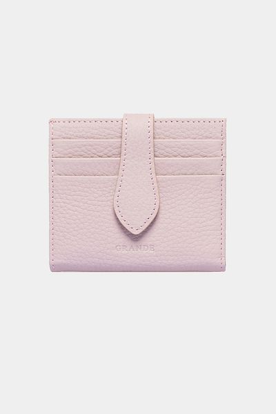 Grande 3803 Genuine Real Leather Special Design Women's Men's Wallet Lilac