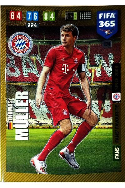 Panini THOMAS MULLER FANS FAVOURITE