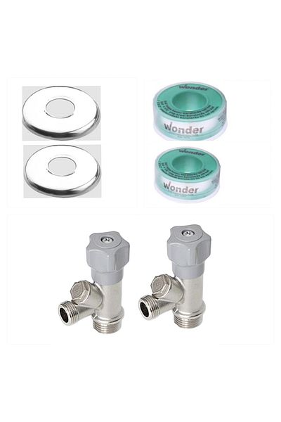 KOLDOOR Kalde Filtered Bidet Tap Teflon Tape Faucet Mirror Set