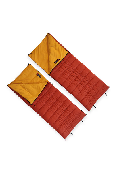 Naturecamp Era 350 Orange -15 Degree Combine Double Padded Sleeping Bag