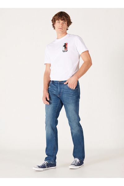 WRANGLER Herren-Jeanshose mit normaler Taille, reguläre Passform, W 12103958   Texas-Jeanshose