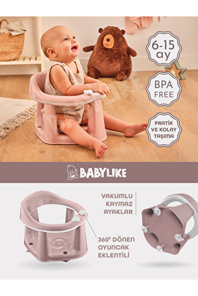 Babylike Vakumlu Bebek Banyo&mama Oturağı