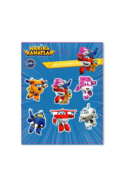 Kikajoy Banner personalizat cu aripi minunate DIY-CUT