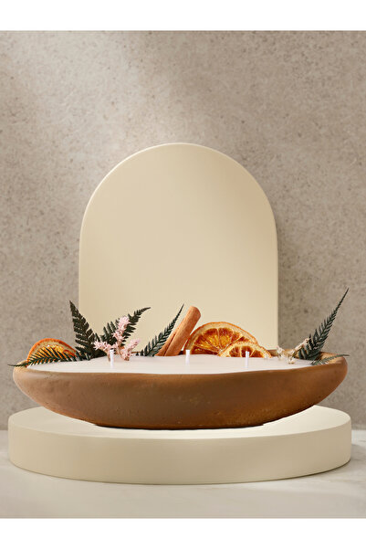 Genel Markalar %100 Doğal Soya Wax Natural Vanilya Kokulu Dekoratif Mum