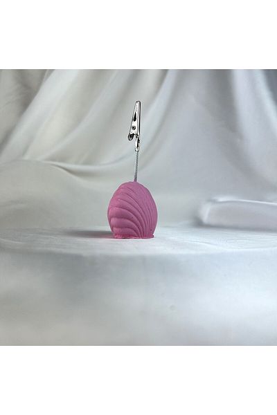 oasis decoration Pink Oyster Note Holder, Photo Holder