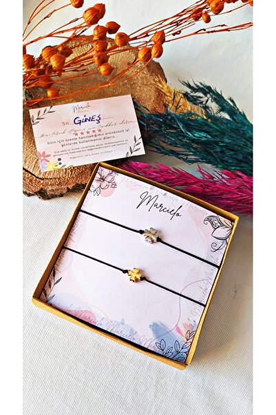 MARCİELO Accessories سوار زوجين على شكل البرسيم - سوار الصداقة - سوار العشاق ...