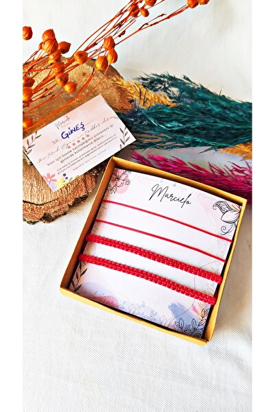 MARCİELO Accessories 2 سوار من حبل الحظ غير المضفر 2 - سوار الصداقة - سوار ال...