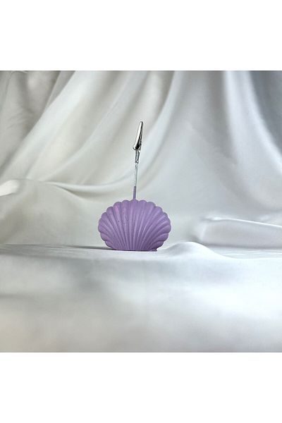 oasis decoration Lilac Oyster Note Holder, Photo Holder