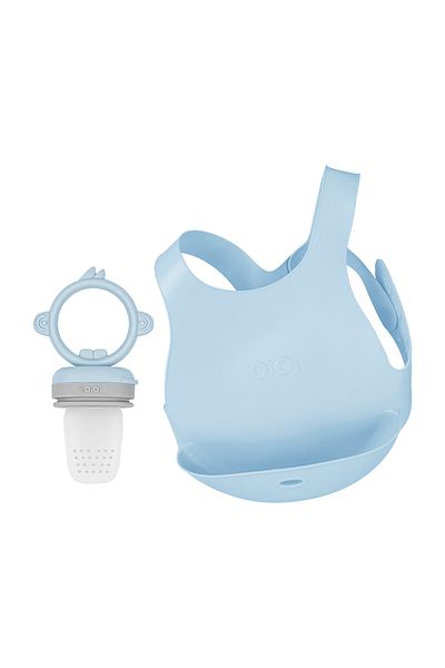 OiOi Mineral Blue (Puree, Baby Bib)
