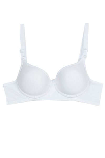 Rare White Γυναικείο σουτιέν με ρυθμιζόμενο λουράκι με λευκό επένδυση