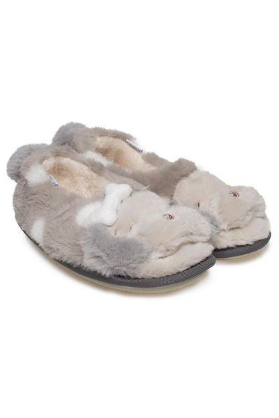 Twigy Cc0800 Tw Yumak Home Grey Παντόφλες για κορίτσια