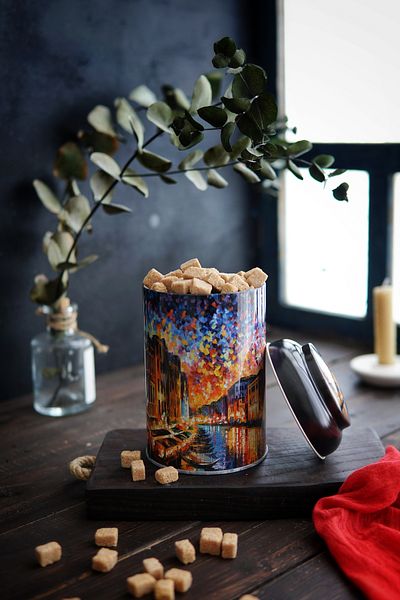 EVLE Ef115-03 Afremov River Patterned - 1.1 Lt Spice Pot