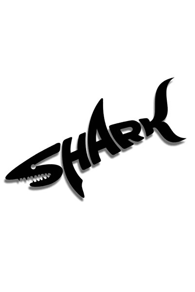 BENİMSER REKLAM Shark Köpek Balığı Cam Oto Motor Araba Sticker 23 X 10 Cm