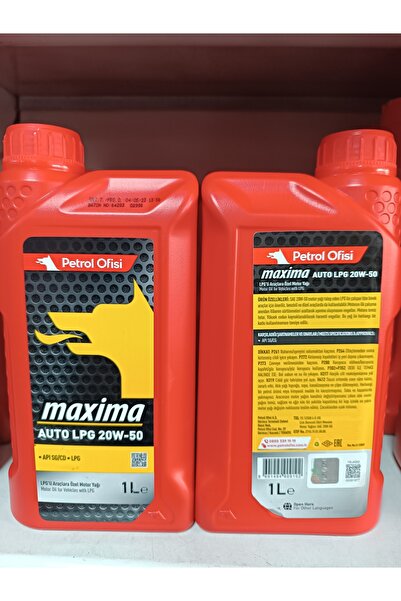 Petrol Ofisi Auto Lpg 20w-50 1 Lt 5.ay 2024 Üretim