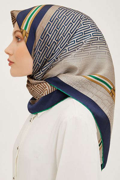 Armine ARMINE SILK SCARF 8930D (TWİLL) (NOSTALGIA)