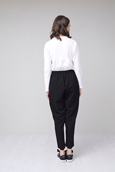 Moodbasic Havuç Kesim Krep Pantolon