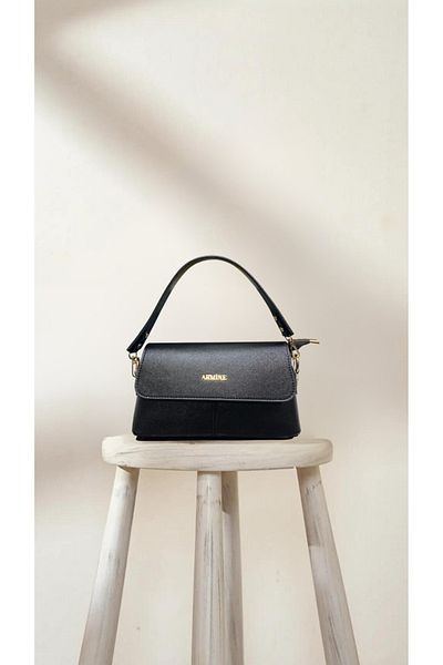 Armine 347 Black Bag Printed