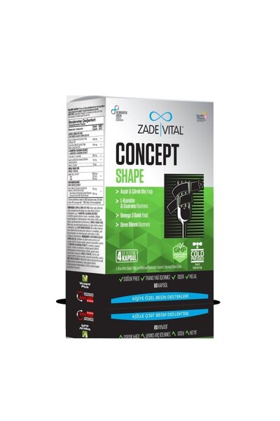 Zade Vital Concept Shape 60 Kapsül