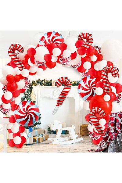 party mix Christmas Balloon Chain - New Year's Set of 65
