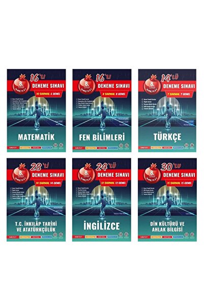 Nartest Yayınları Nartest 8.sınıf Mod Serisi Branş Deneme Seti Tüm Dersler (6...