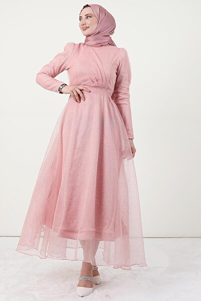 Giza Giyim Alara Hijab βραδινό φόρεμα σε σκόνη