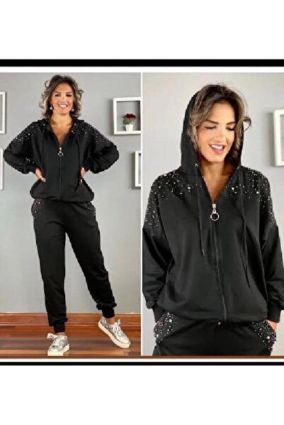 PARKDERİN مقاس إضافي، طقم بدلة رياضية ستوني