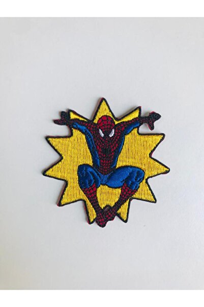 Marvel Iron-On Woven Crest Patch Spiderman - Spider-Man Character B (Original Licensed Product)