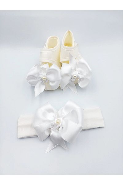ALAZ TASARIM HOBİ Baby Booties Σετ μπαντάνα