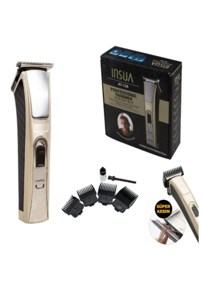 Insua At 128 Traş Makınesi T Bıçak Saç Sakal Tıraş Makinesi Seti