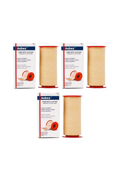 ASBEZ - CLOTH FLASTER 10 CM X 5 M - 3 PIECES