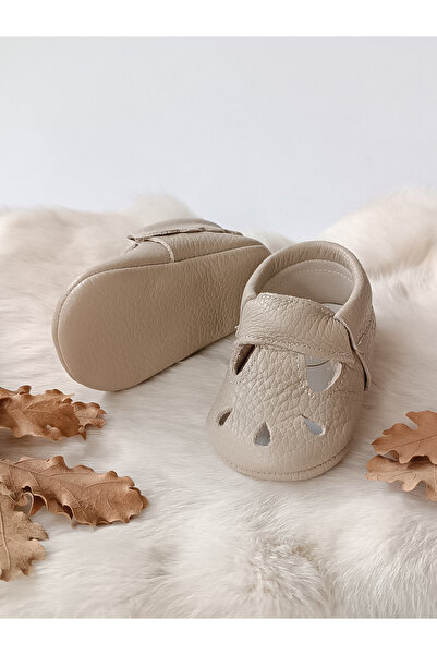 Hodore Wizy Dark Cream Genuine Leather Loafers