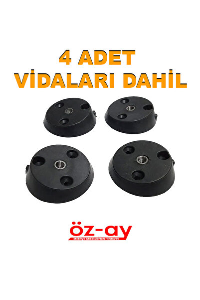 Hırdavat Ahşap Sehpa Ayağı Bağlantı Aparatı Oval 4 Adet