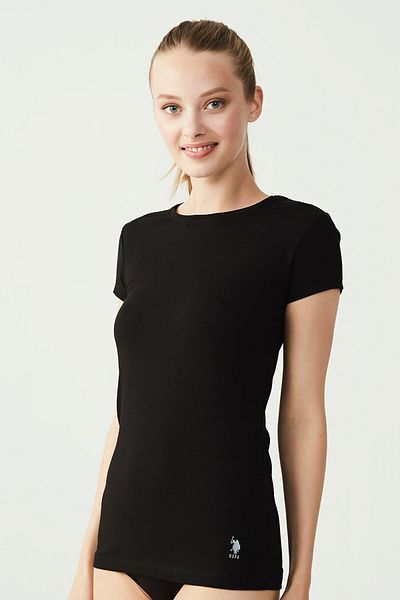 U.S. Polo Assn. Round Neck Short Sleeve Women's Basic T-shirt