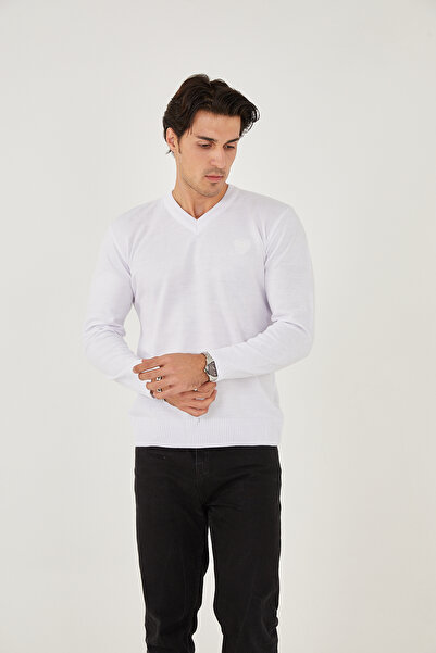 KMKkombin СПЕЦИАЛЕН МЪЖКИ ПУЛОВЕР KMKKOMBI с V-образно деколте