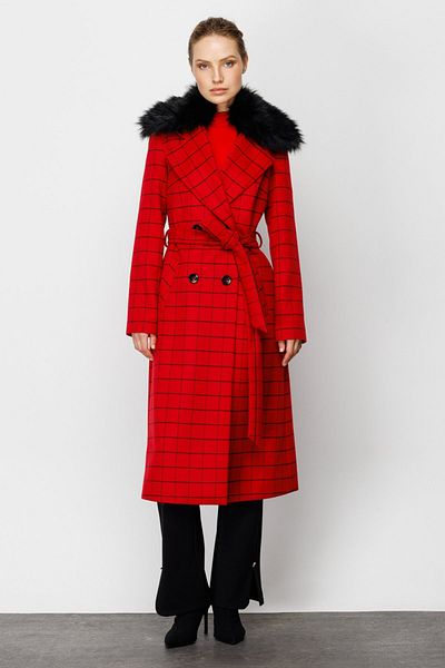 Ekol Striped Stash Long Coat