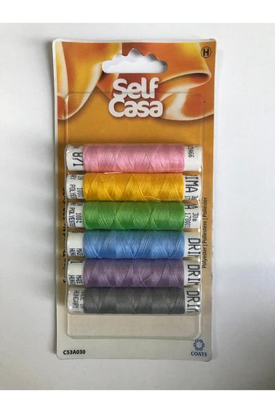 Self Casa Multi-Used Pantalon - Skirt- Dress Sewing strings 6 Colors x 30m