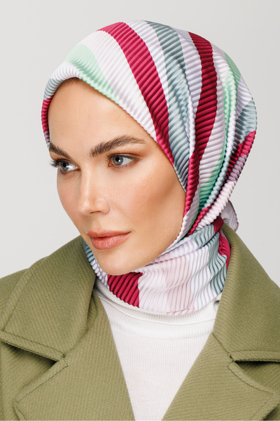 Mooncorn Тюркуазний шарф з візерунком Акра