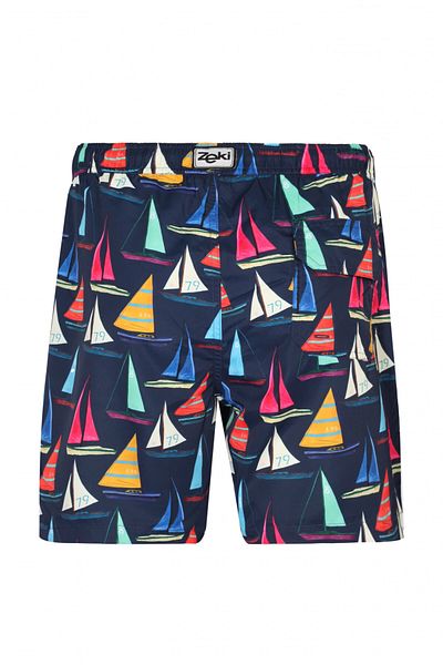 ZEKİ PATTERNED MEN'S SHORTS