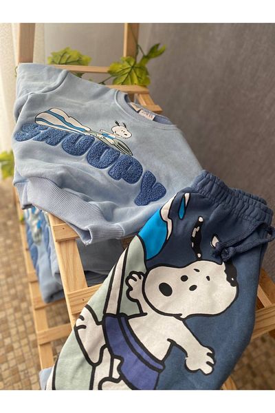 Limoon Snoopy surfer tracksuit suit boy