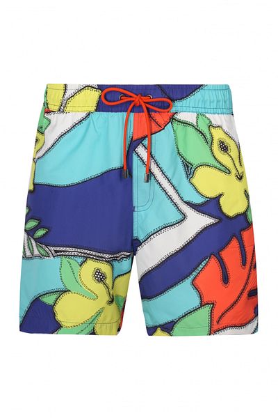 ZEKİ SHORT BĂRBAȚI MULTICOLOR