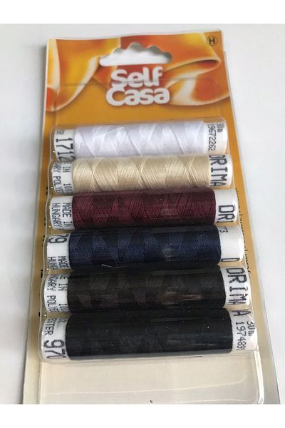 Self Casa Multi-Used Pantalon - Skirt- Dress Sewing strings 6 Colors x 30m
