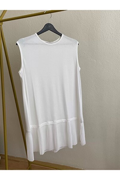 adenimboutique Πλισέ λευκό μπουκάλι