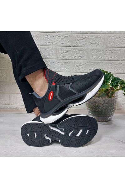 DUNLOP 2401 Black Fuspet Air Comfortable Sole Men's Sports Shoes